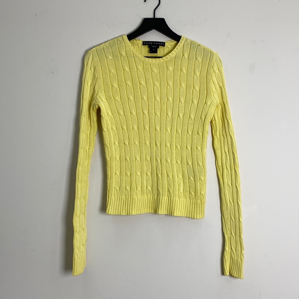 Ralph Lauren Black Label cable knit sweater